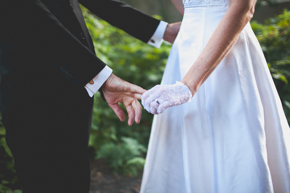 Vintage inspired wedding at McMenamin's Kennedy School in Portland, Oregon