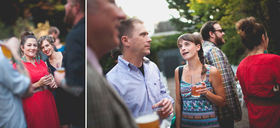 Vintage inspired wedding at McMenamin's Kennedy School in Portland, Oregon