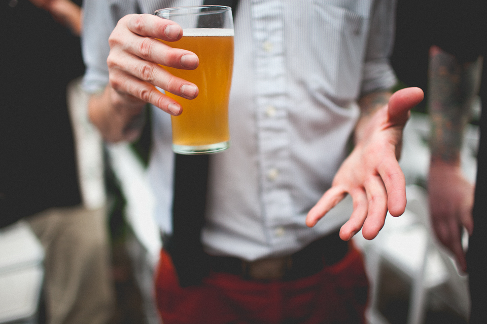 Vintage inspired wedding at McMenamin's Kennedy School in Portland, Oregon