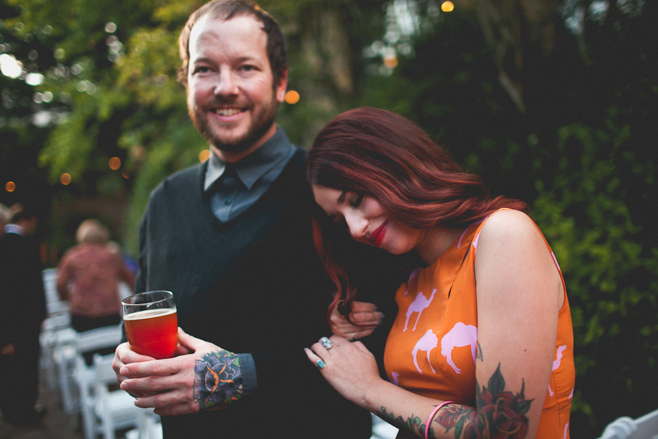 Vintage inspired wedding at McMenamin's Kennedy School in Portland, Oregon
