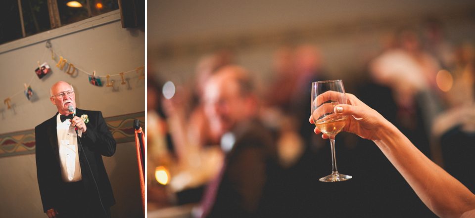 Vintage inspired wedding at McMenamin's Kennedy School in Portland, Oregon