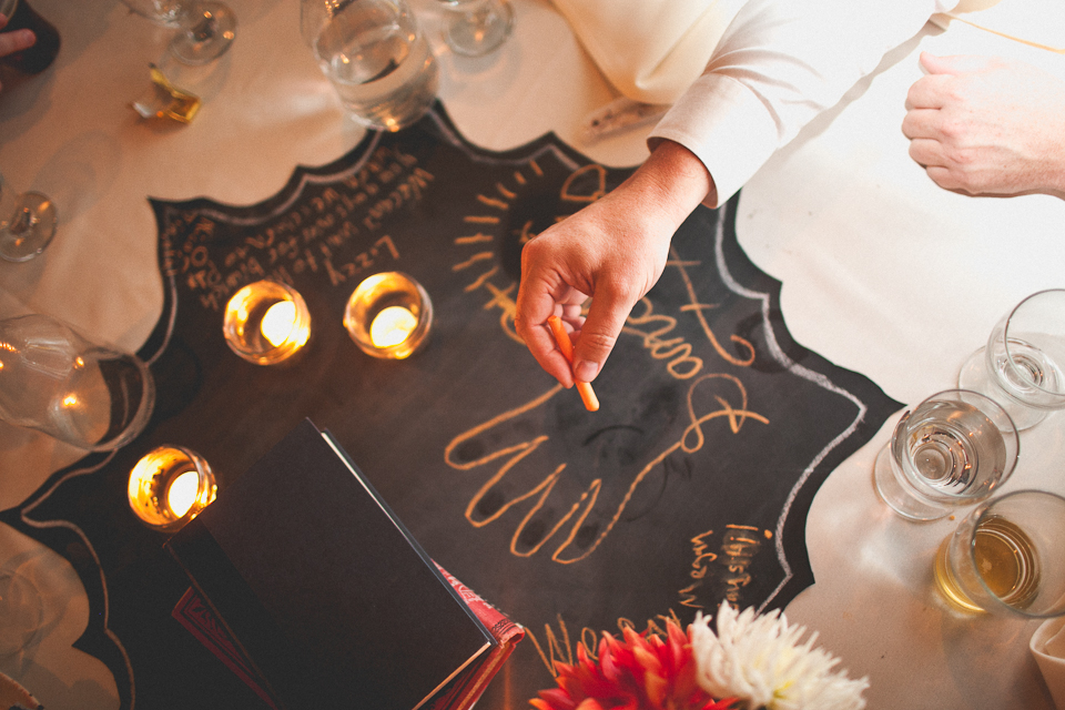 Vintage inspired wedding at McMenamin's Kennedy School in Portland, Oregon
