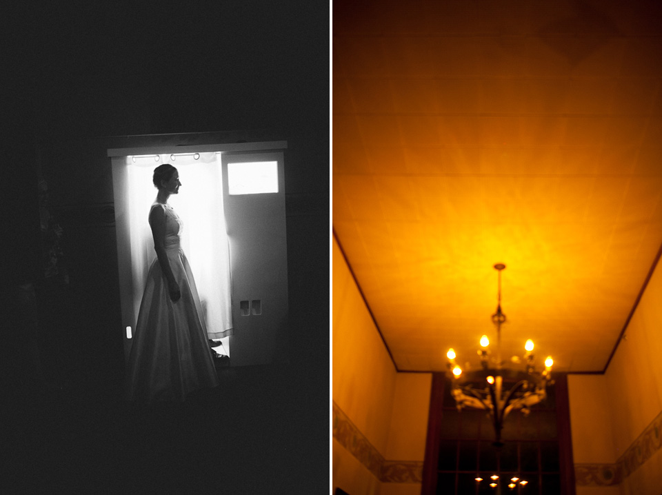 Vintage inspired wedding at McMenamin's Kennedy School in Portland, Oregon