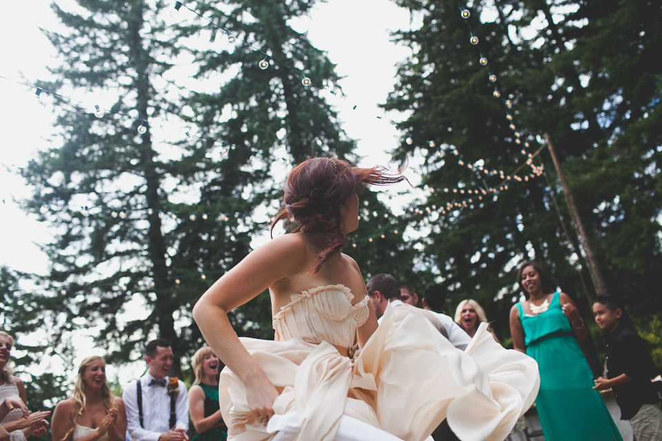 farm wedding in oregon, reception