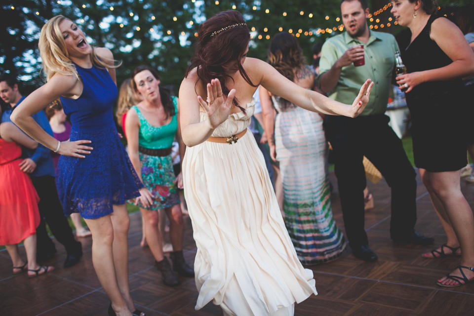 farm wedding in oregon, reception