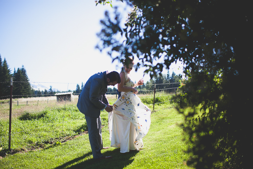 Mt. Hood Bed and Breakfast Wedding