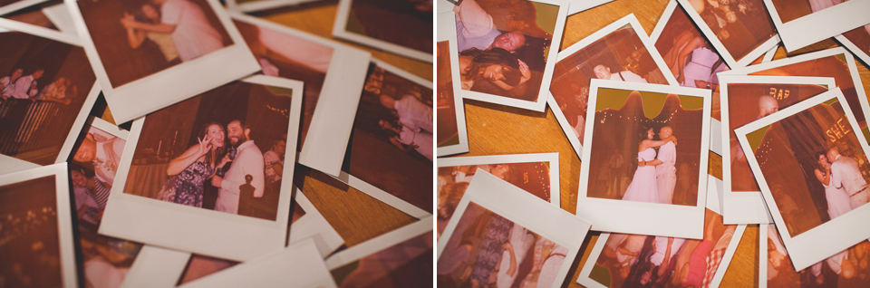 wedding polaroids