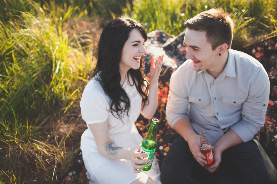 candid engagement photographer portland, OR