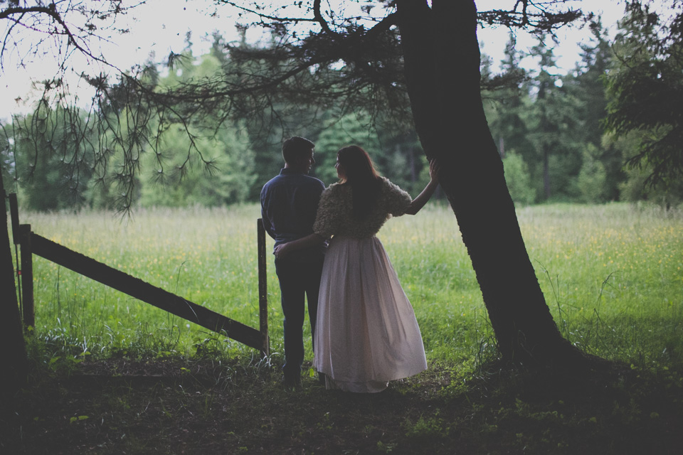 vintage engagement photographer portland