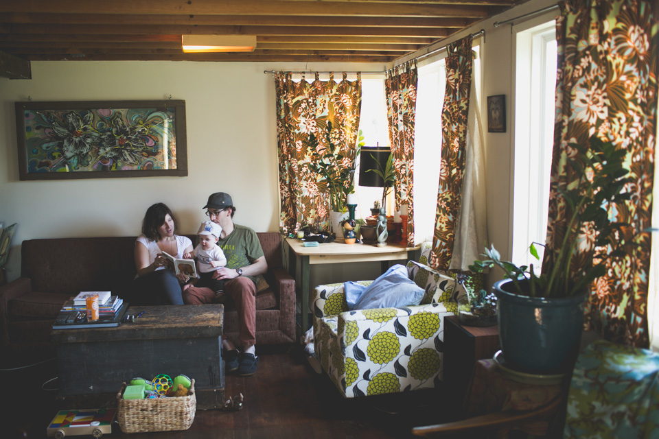 in home family photographer portland