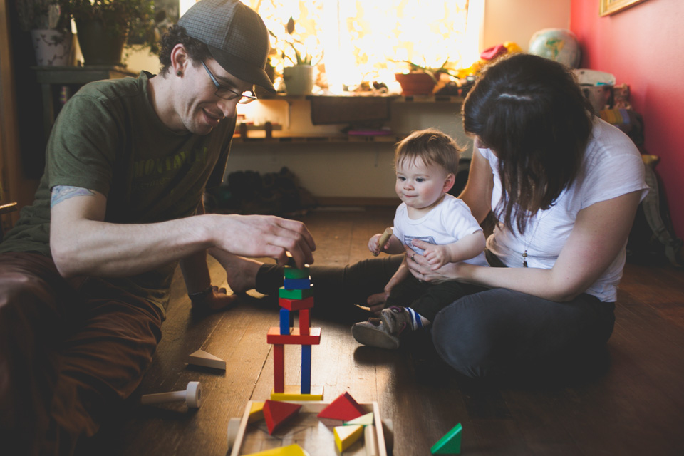 in home family photographer portland