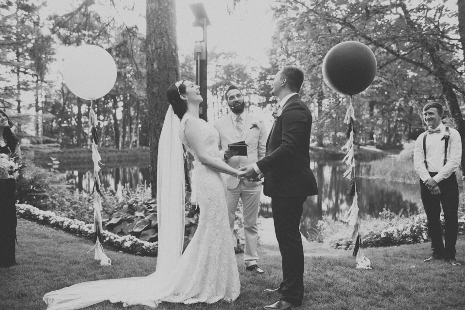 Bridal Veil Lakes wedding