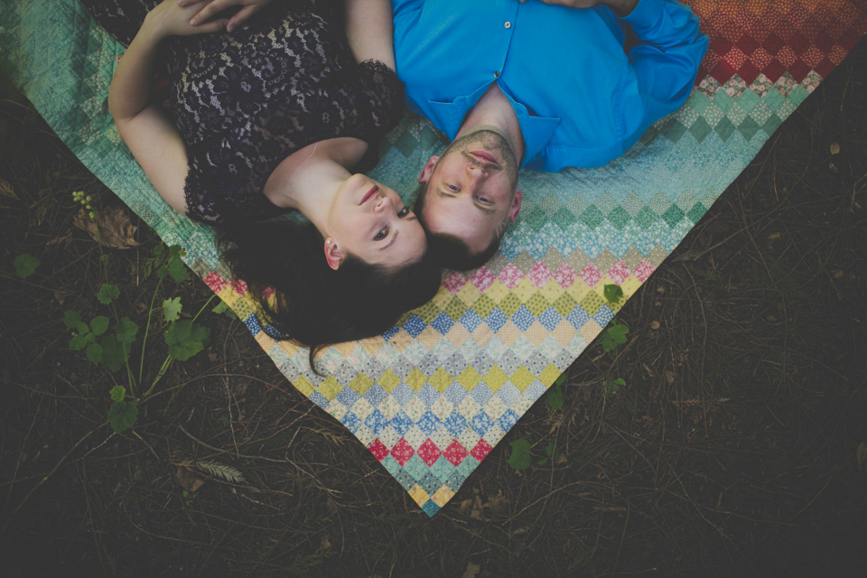 Leach Botanical Garden engagement