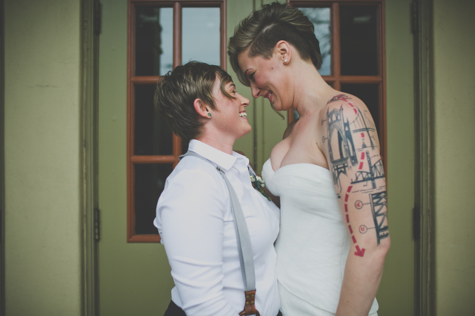 LGBT wedding photographer portland