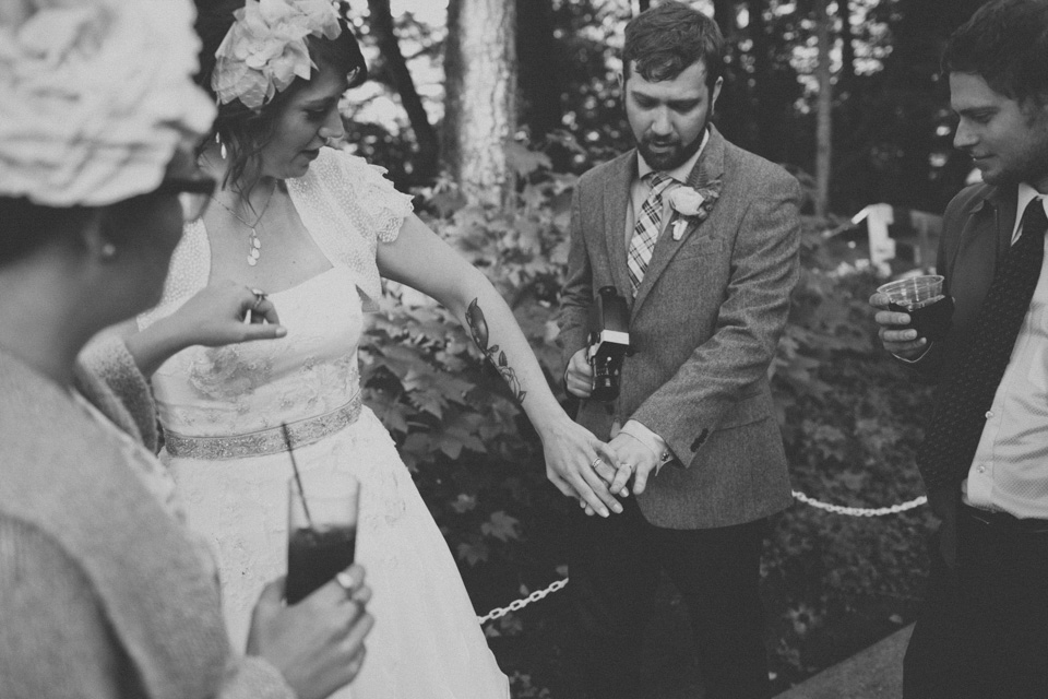 Bridal veil lakes wedding