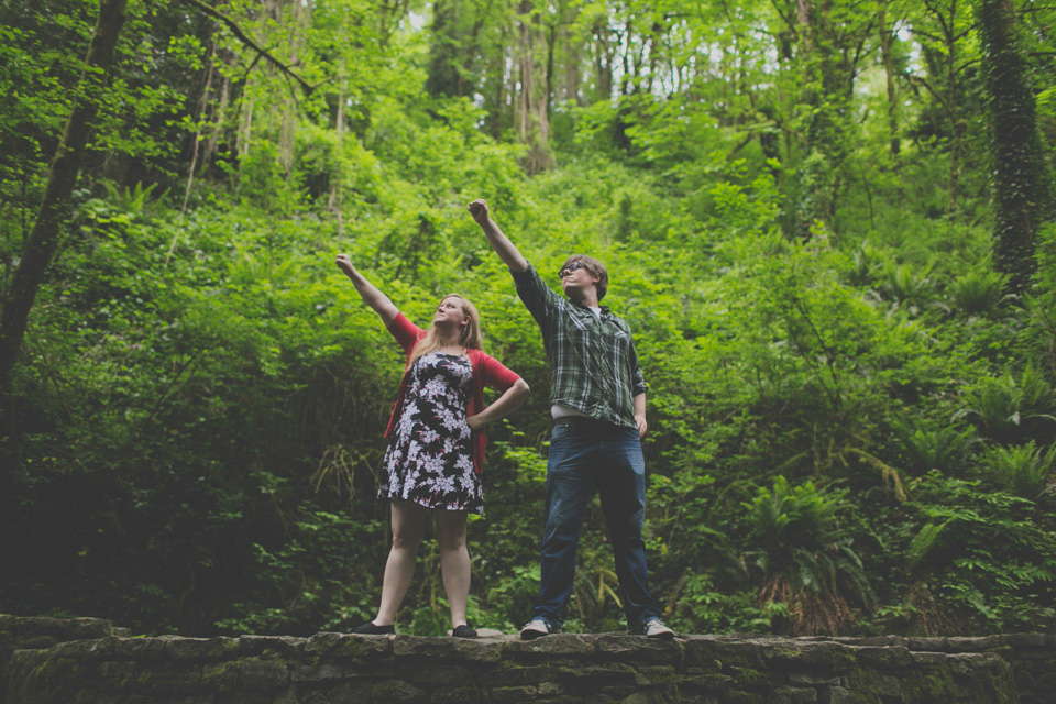 Engagement photographer portland
