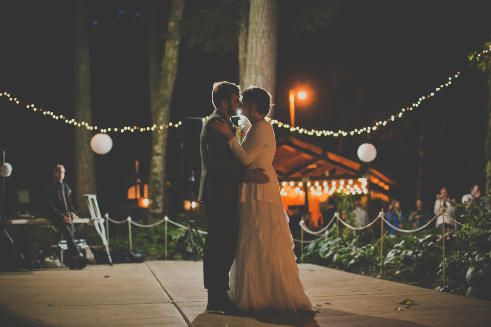 Bridal veil lakes wedding