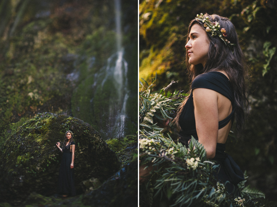 Wahclella Falls wedding