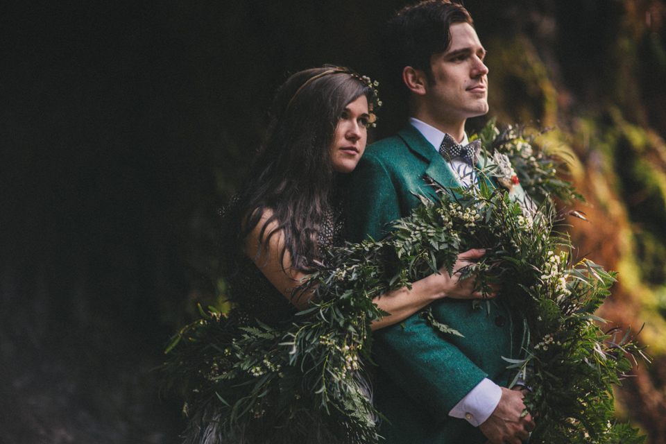 Wahclella Falls wedding