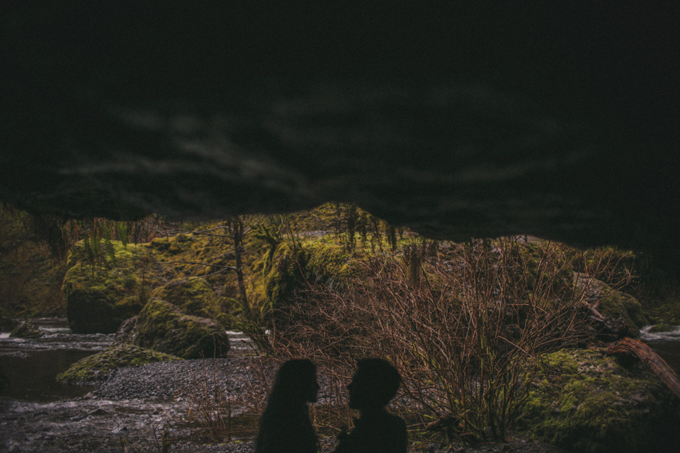 Wahclella Falls elopement
