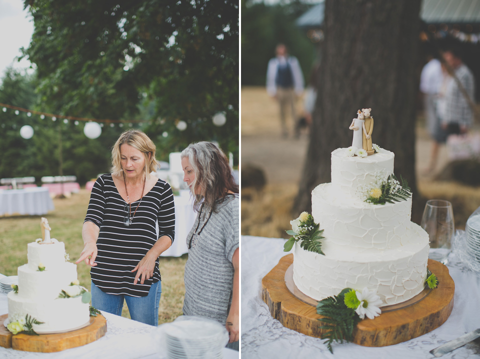 Oregon cabin wedding