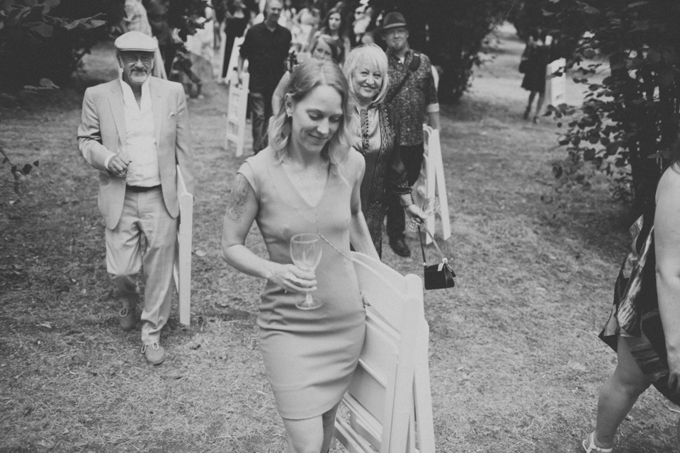 Oregon cabin wedding