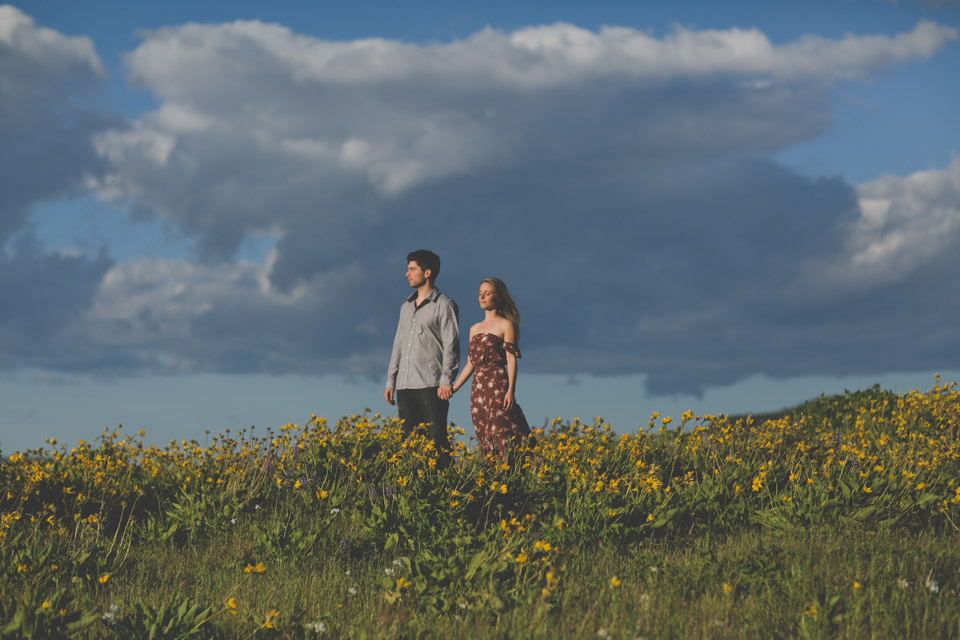 Columbia River Gorge Engagement Photos