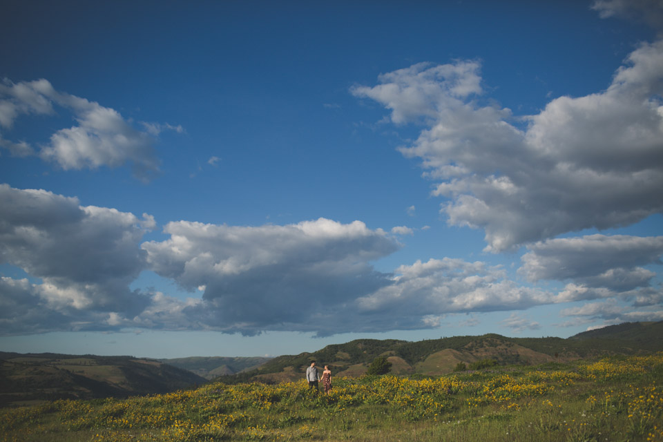 Columbia River Gorge Engagement Photos
