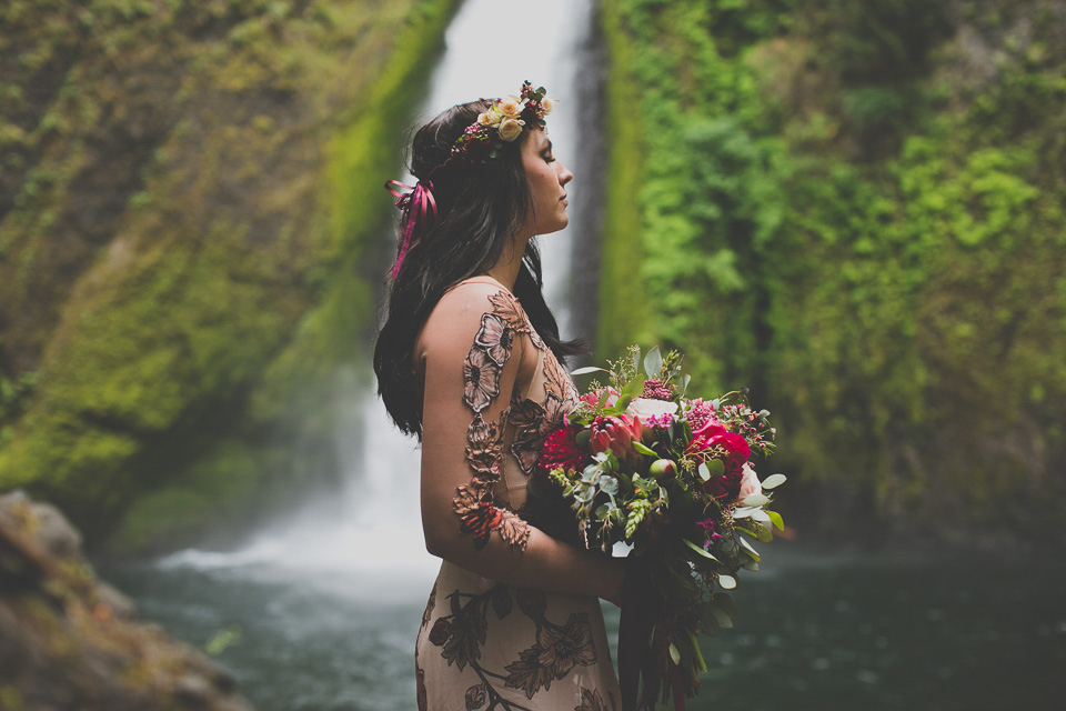 Wahclella Falls Elopement