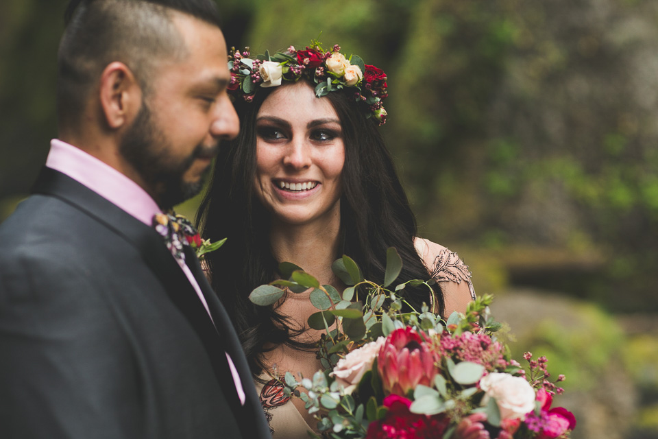 Wahclella Falls Elopement