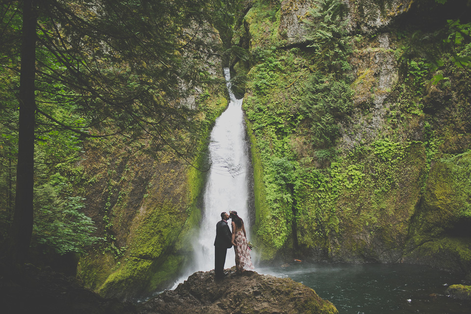 Wahclella Falls Elopement