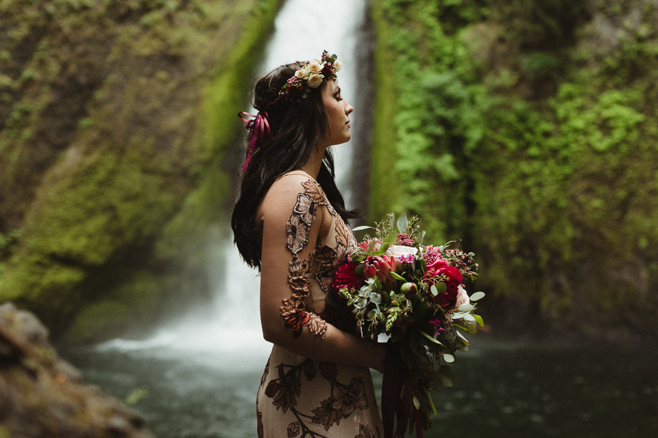 Wahclella Falls Elopement