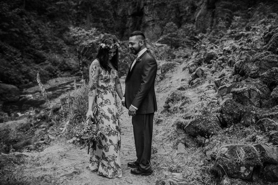 Wahclella Falls Elopement