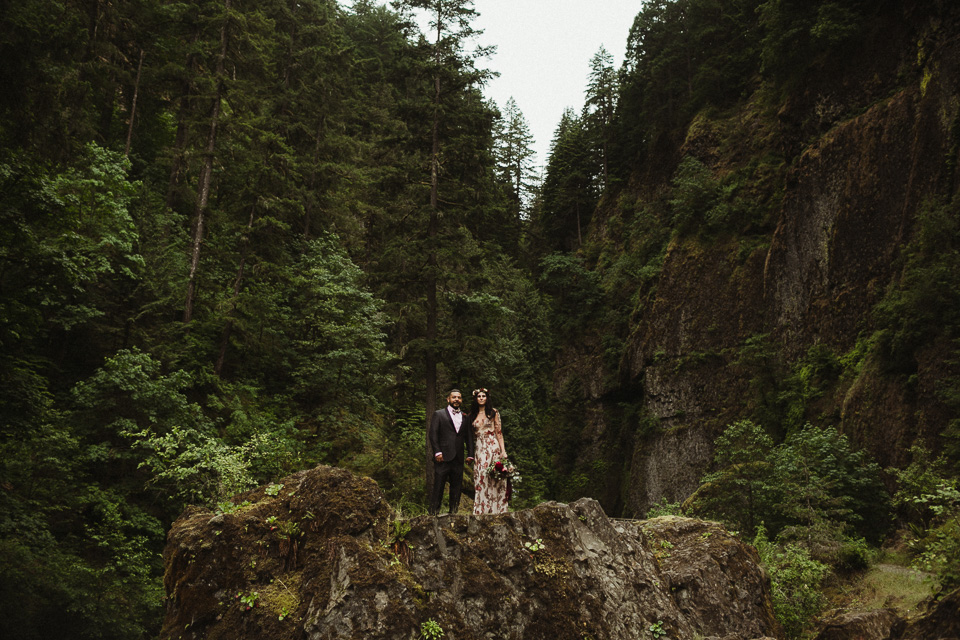 Wahclella Falls Elopement
