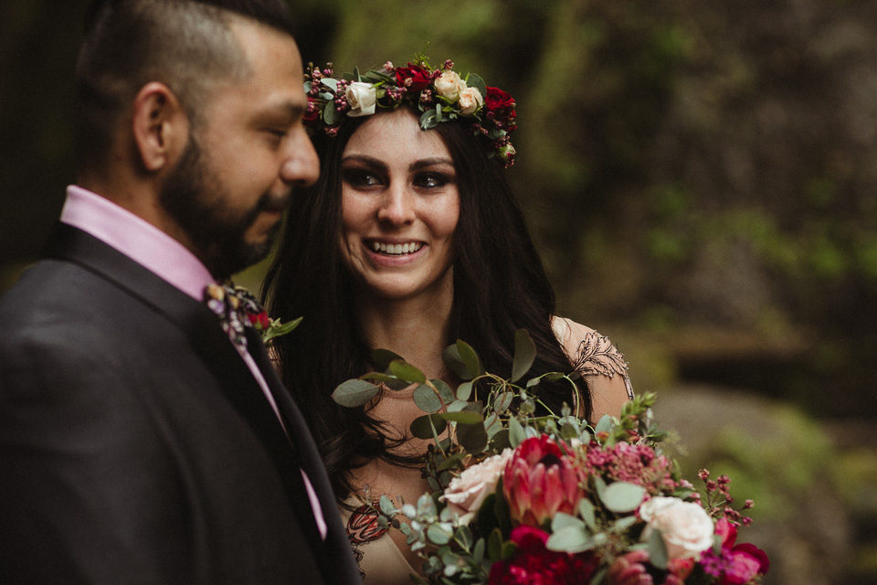 Wahclella Falls Elopement