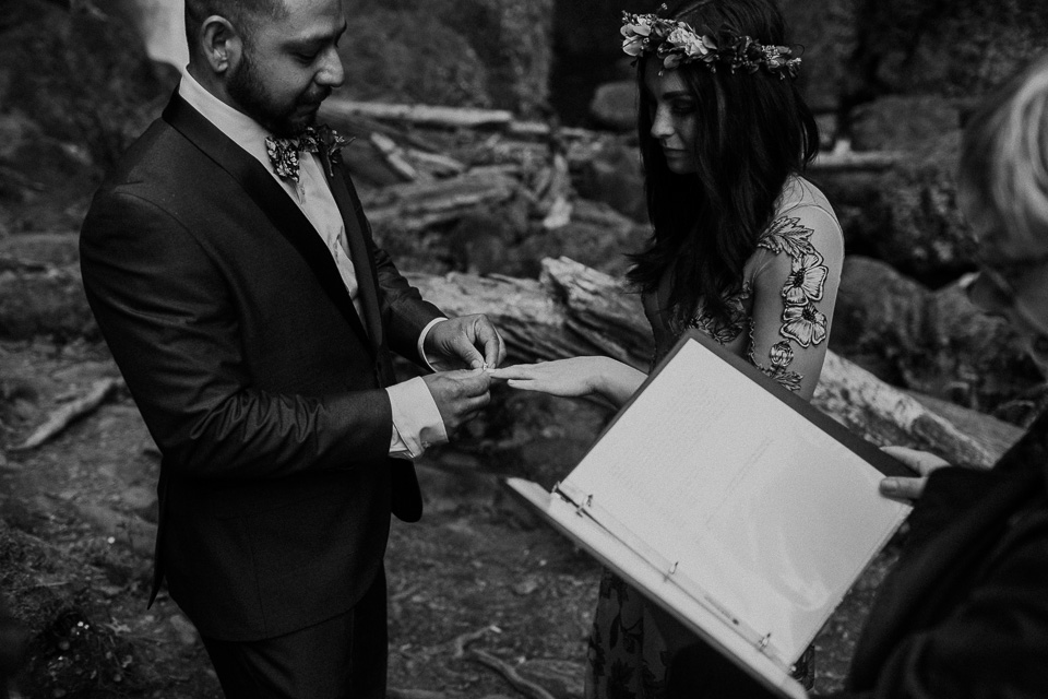 Wahclella Falls Elopement