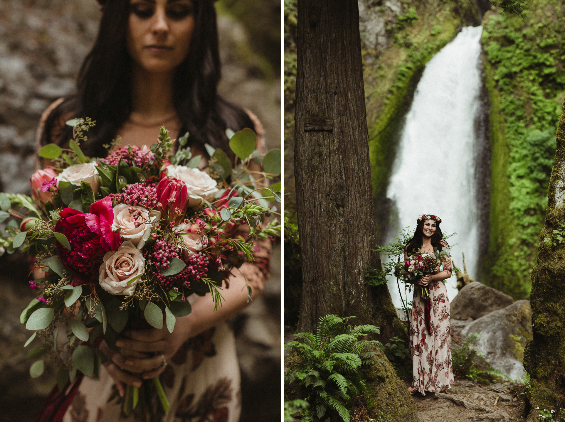 Wahclella Falls Elopement