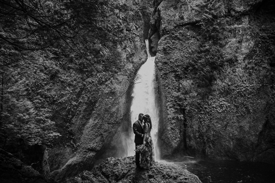 Wahclella Falls Elopement