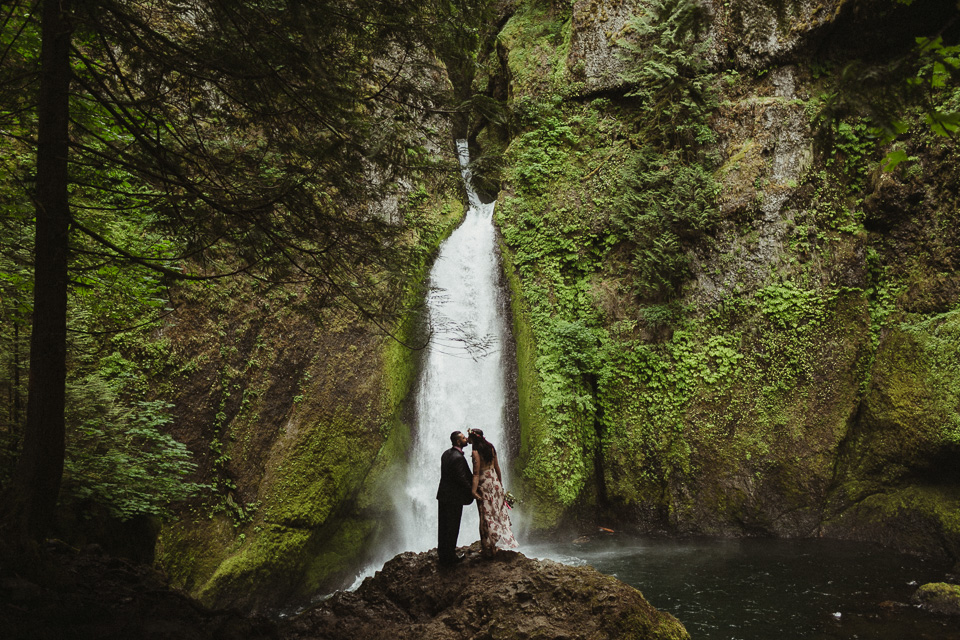Wahclella Falls Elopement