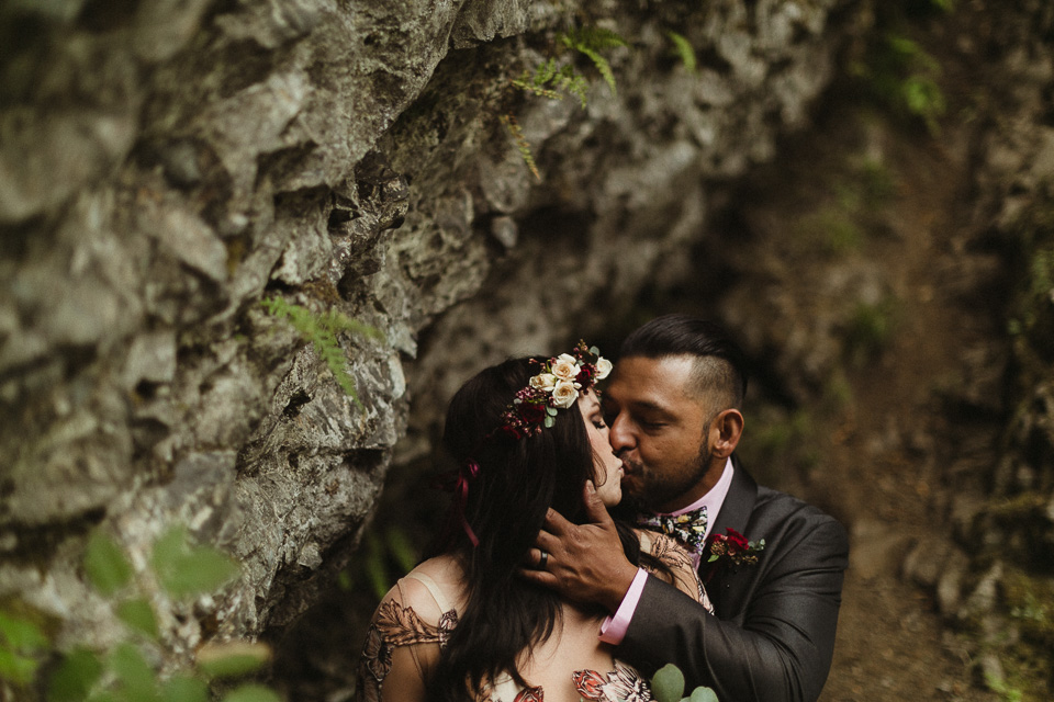 Wahclella Falls Elopement