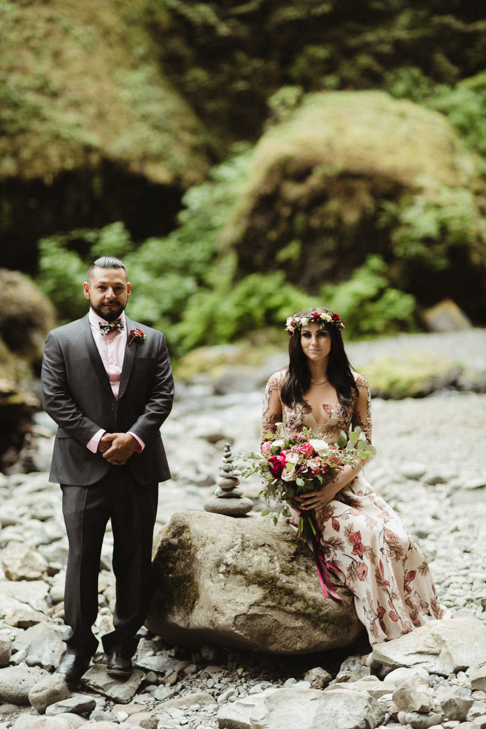 Wahclella Falls Elopement