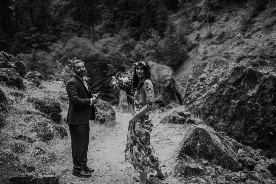 Wahclella Falls Elopement
