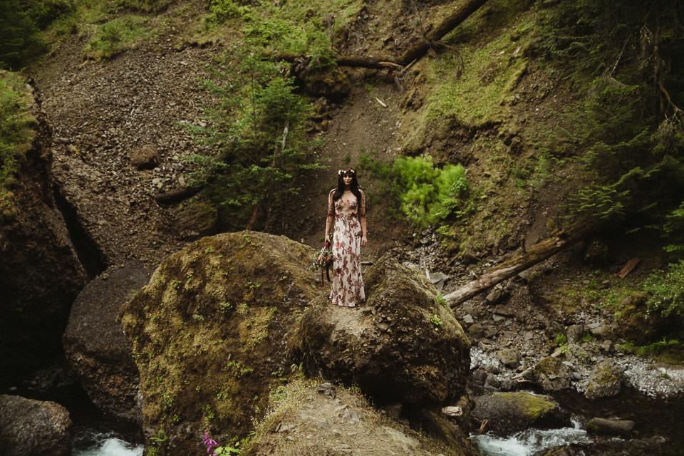 Wahclella Falls Elopement