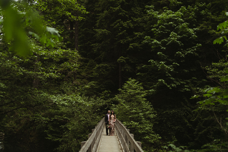 Wahclella Falls Elopement