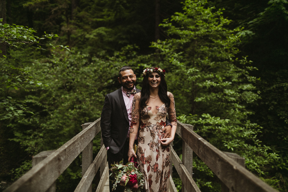 Wahclella Falls Elopement