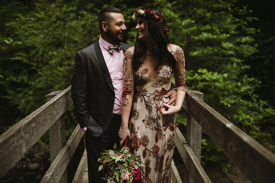 Wahclella Falls Elopement