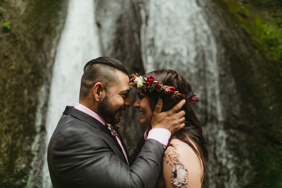 Wahclella Falls Elopement